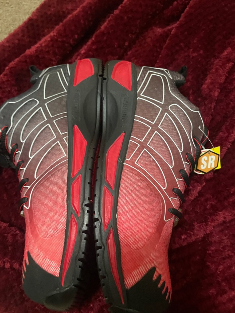 Nautilus Red and Black ESD Safety Lace-Up Sneakers - Picture 3 of 7